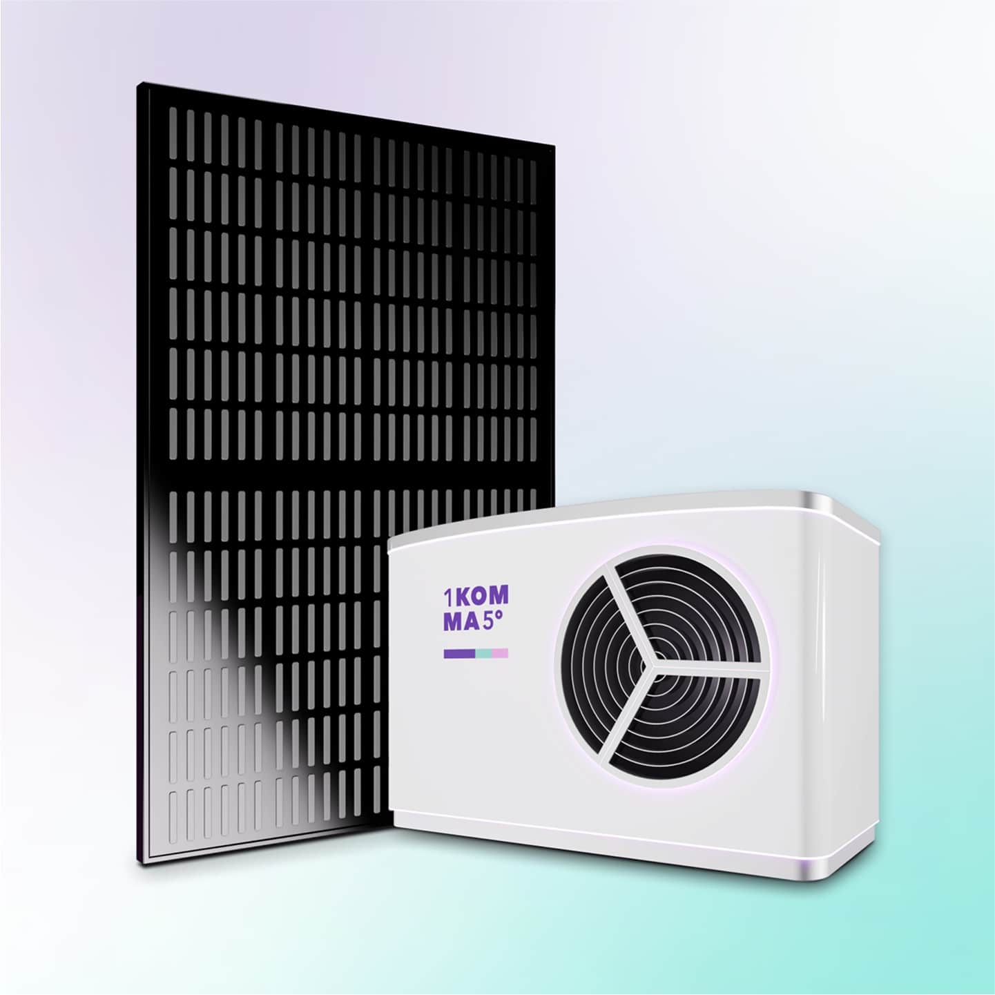 Wärmepumpe mit Photovoltaik-Modul